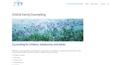 Desktop Screenshot of childandfamilycounselling.com