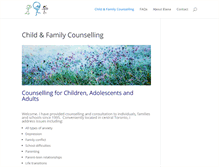 Tablet Screenshot of childandfamilycounselling.com